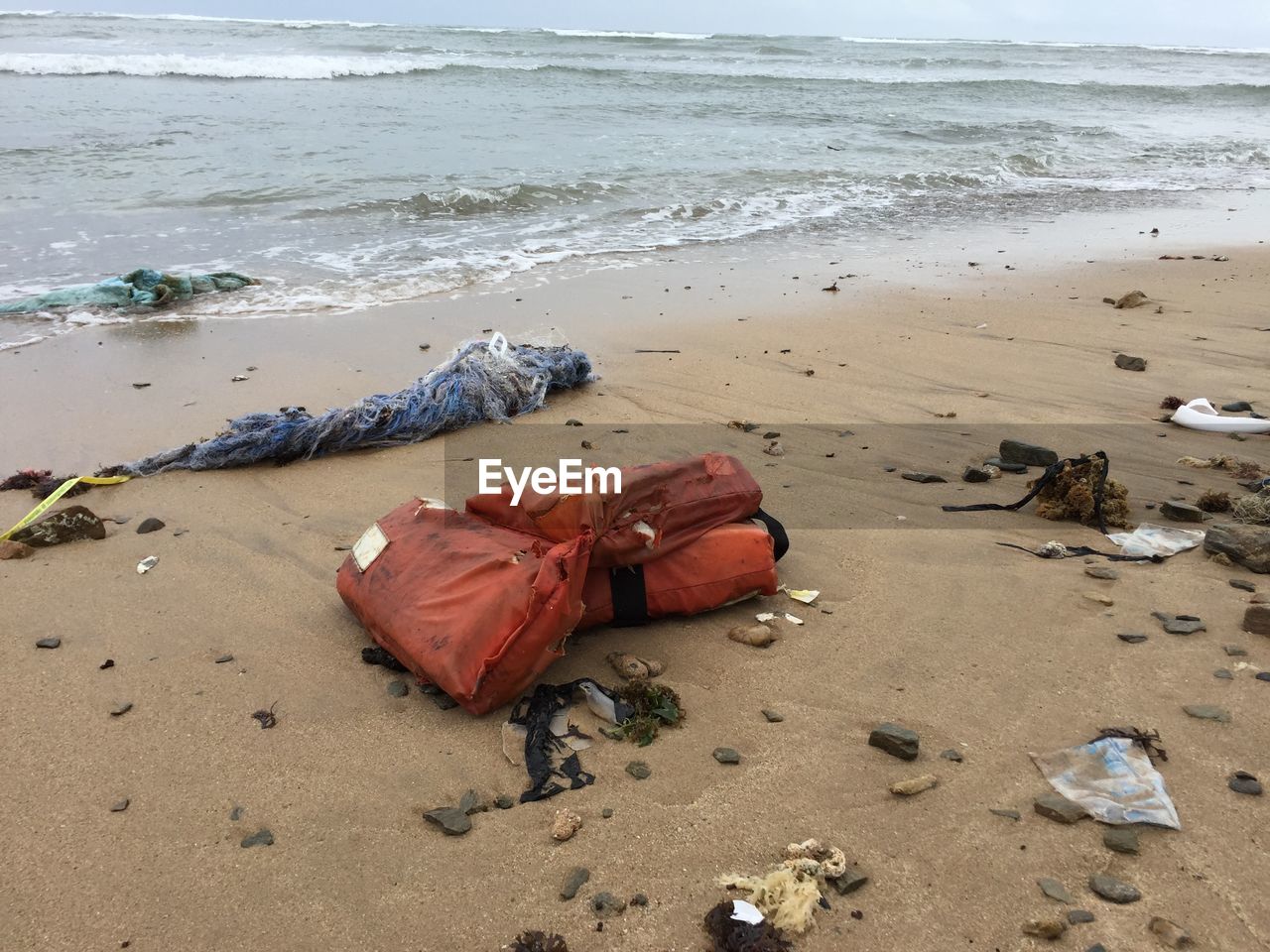 Garbage at beach