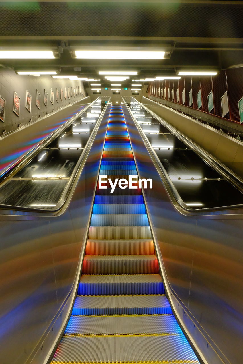 VIEW OF ESCALATOR