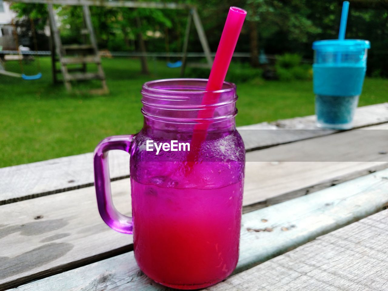 Close-up of drink on table