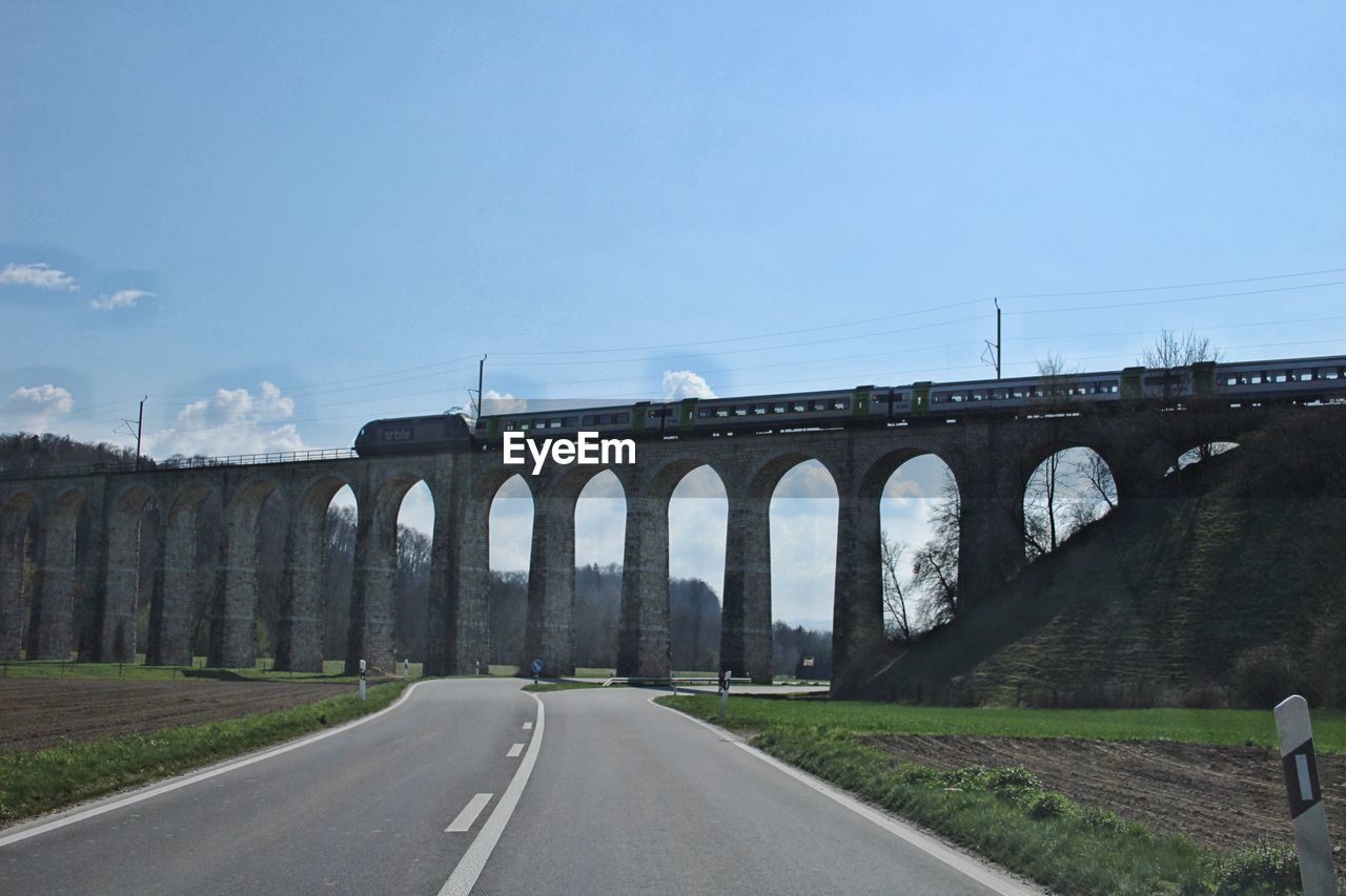 BRIDGE AGAINST SKY