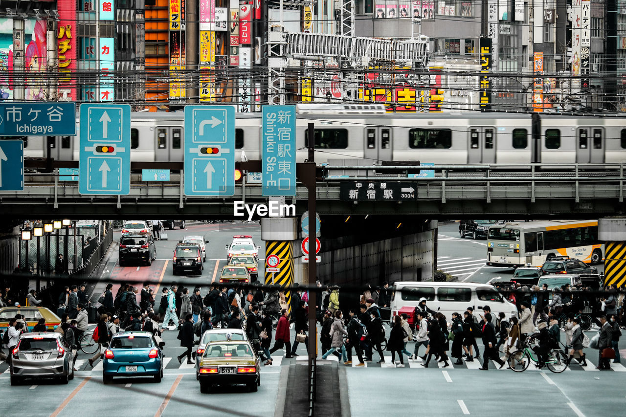 Traffic on city street