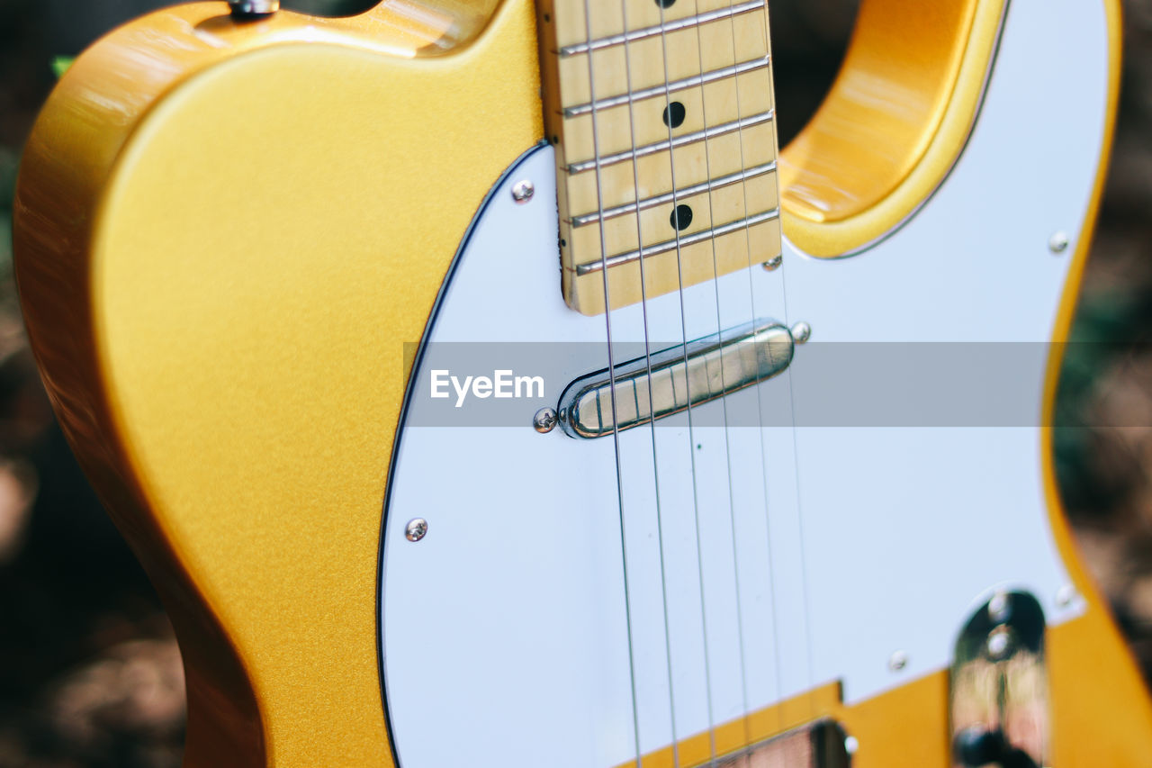 Close-up of guitar