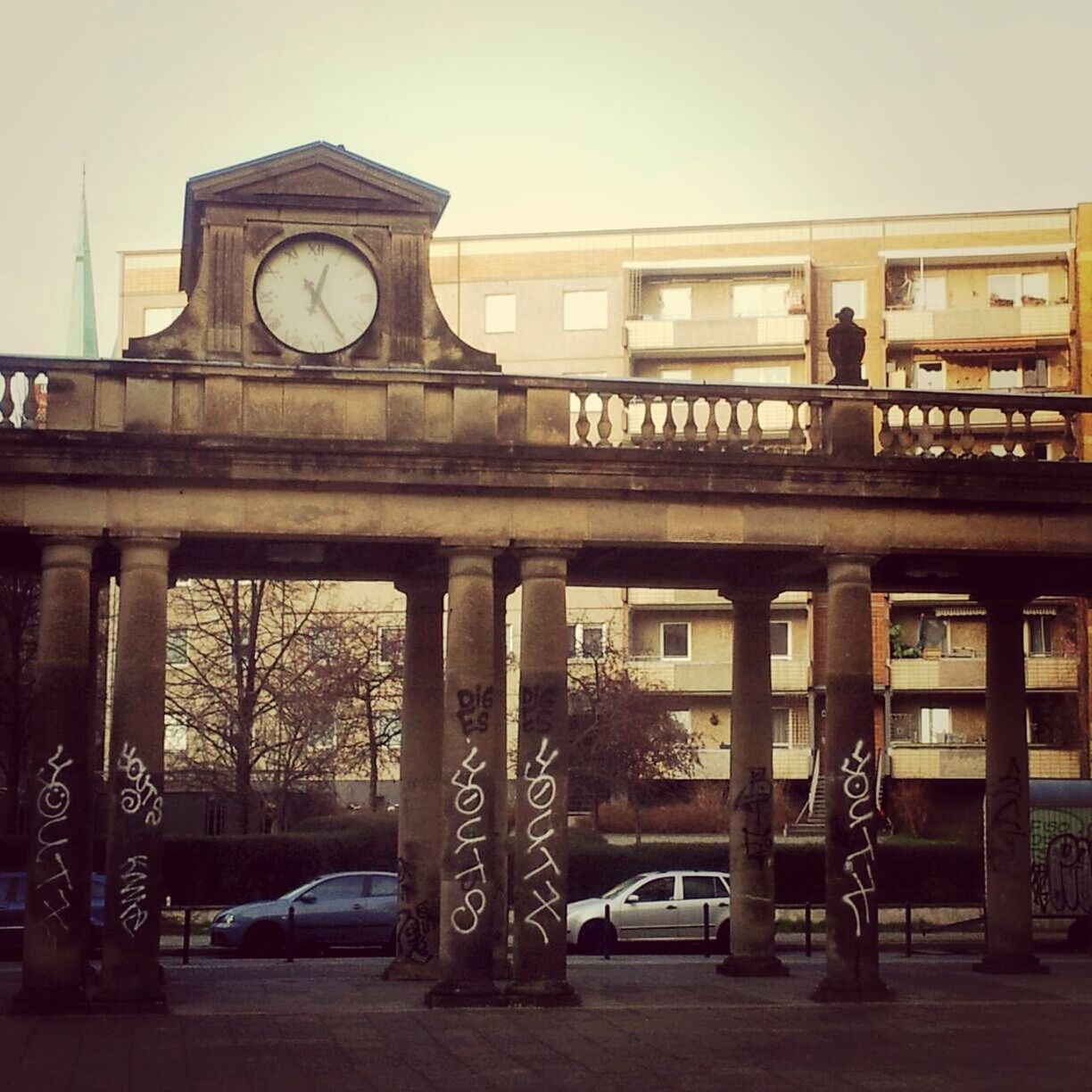 VIEW OF CLOCK TOWER AGAINST SKY