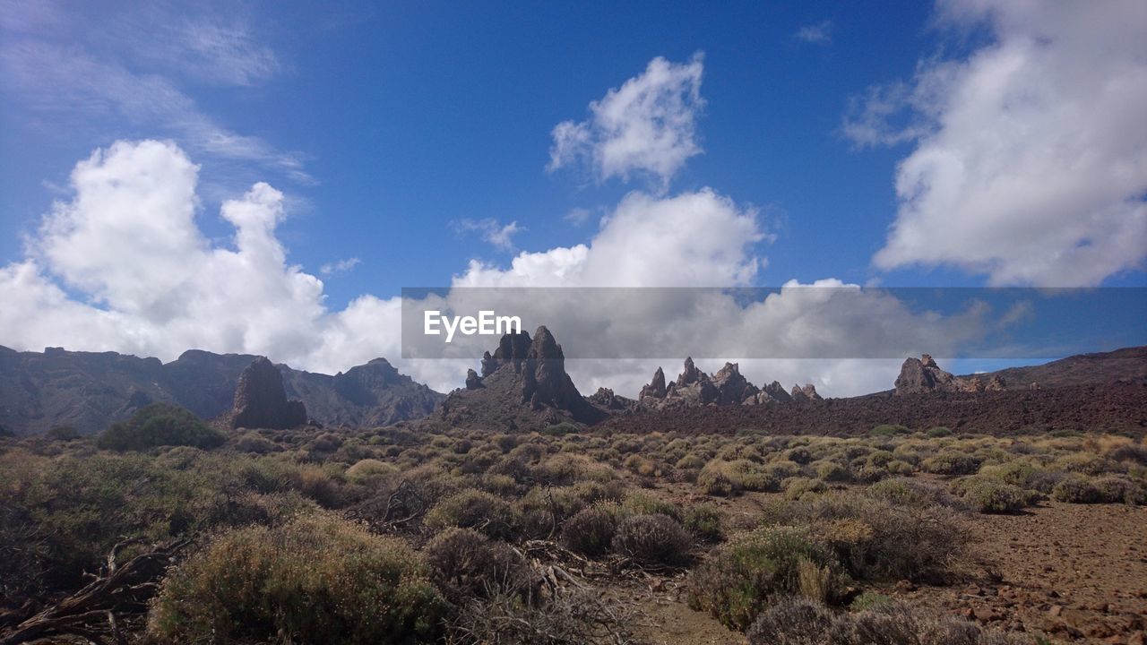 Panoramic view of landscape against sky