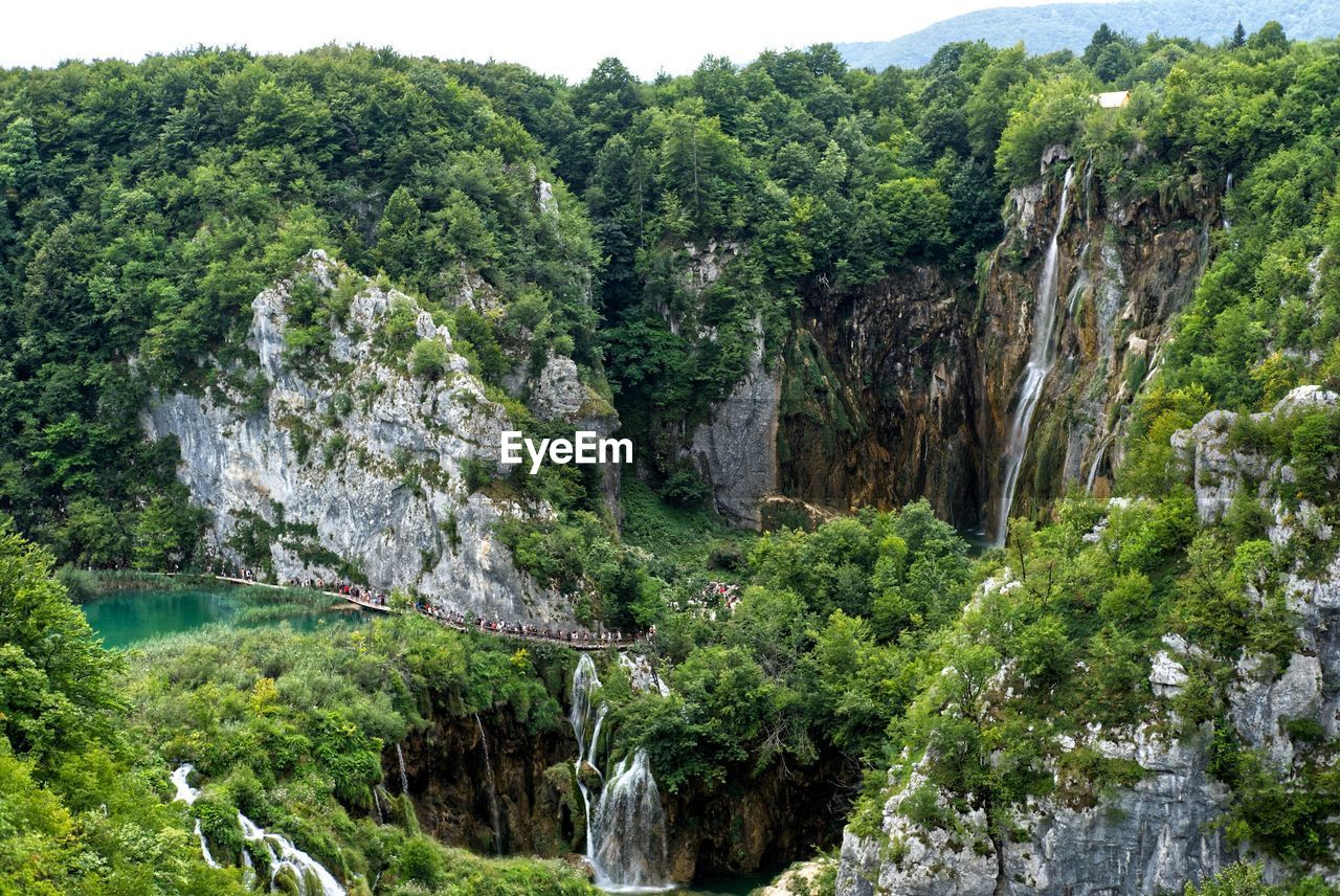 View on water in pltvcke national park in croatia