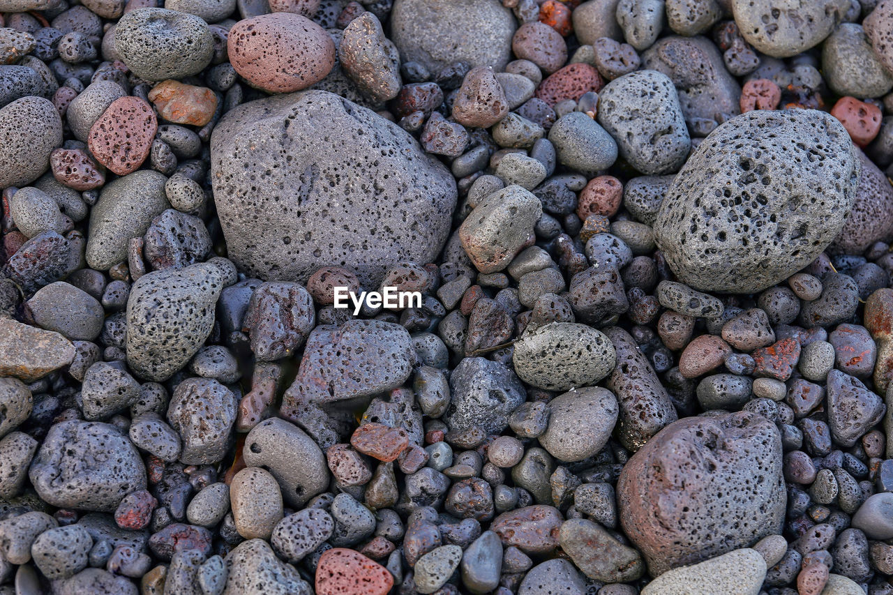 full frame shot of stones