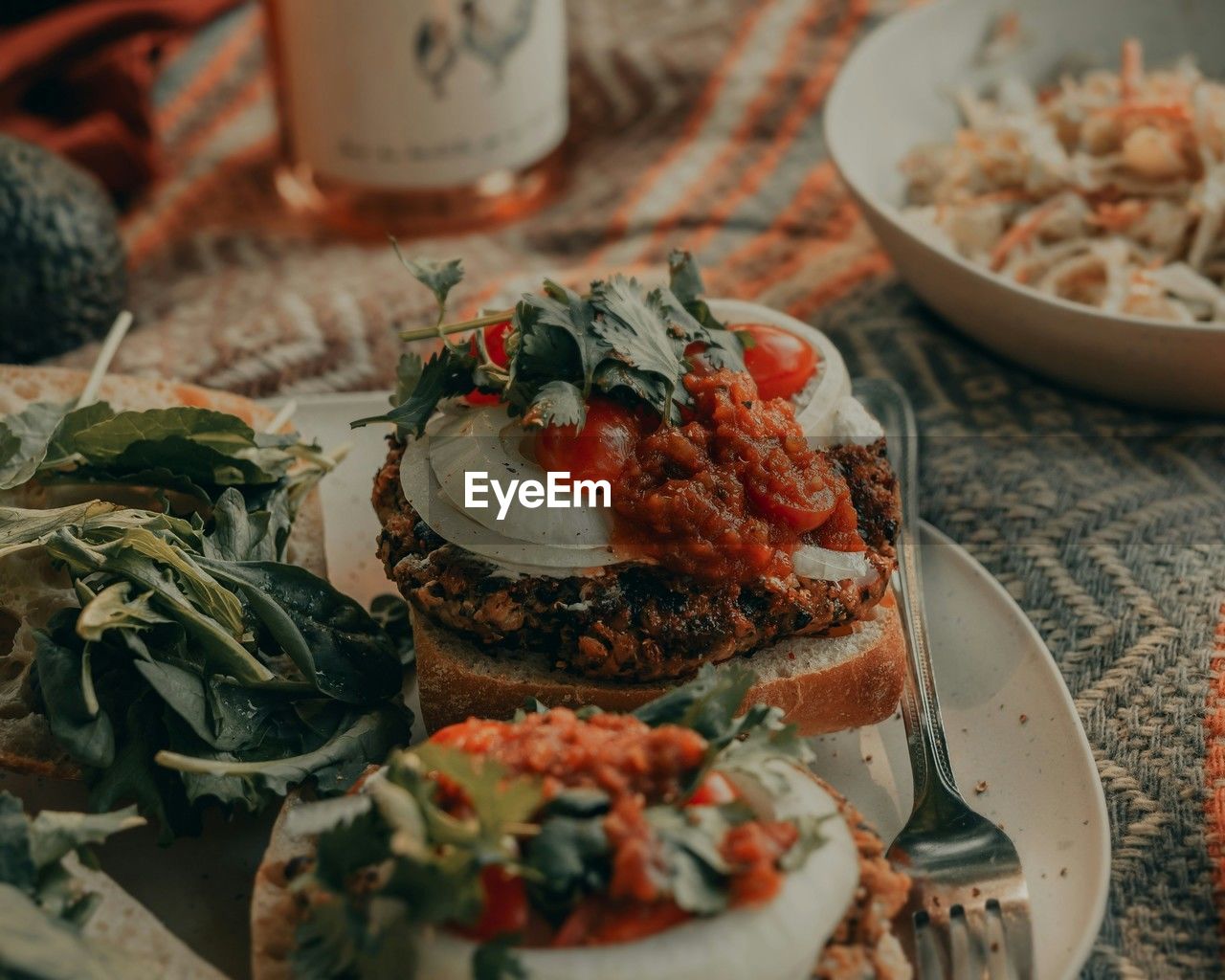 close-up of food in plate