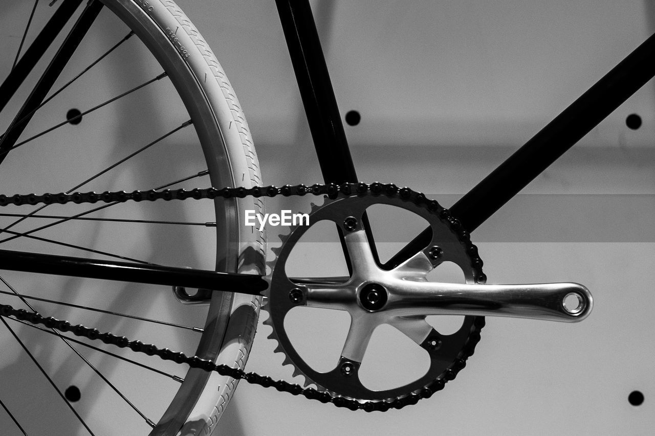 Cropped image of bicycle
