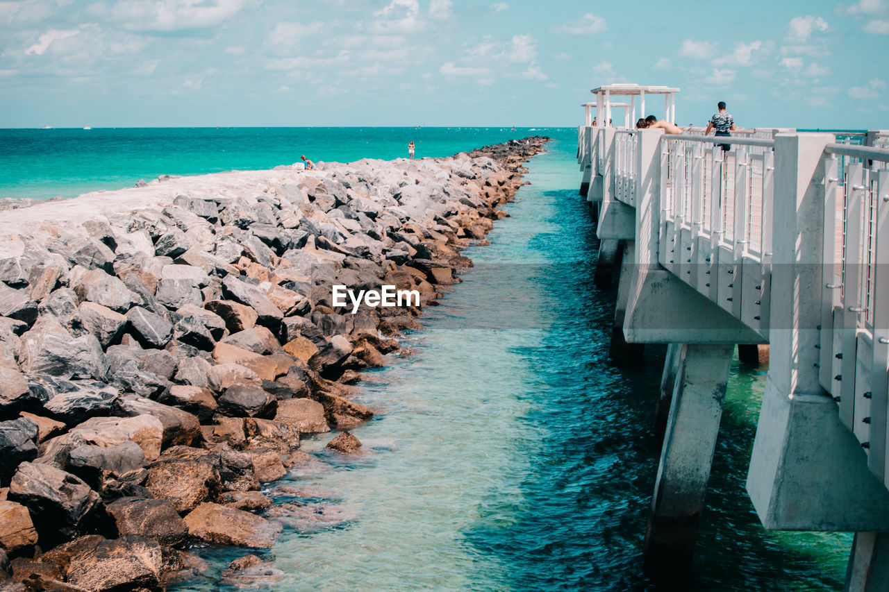 Panoramic view of sea against sky