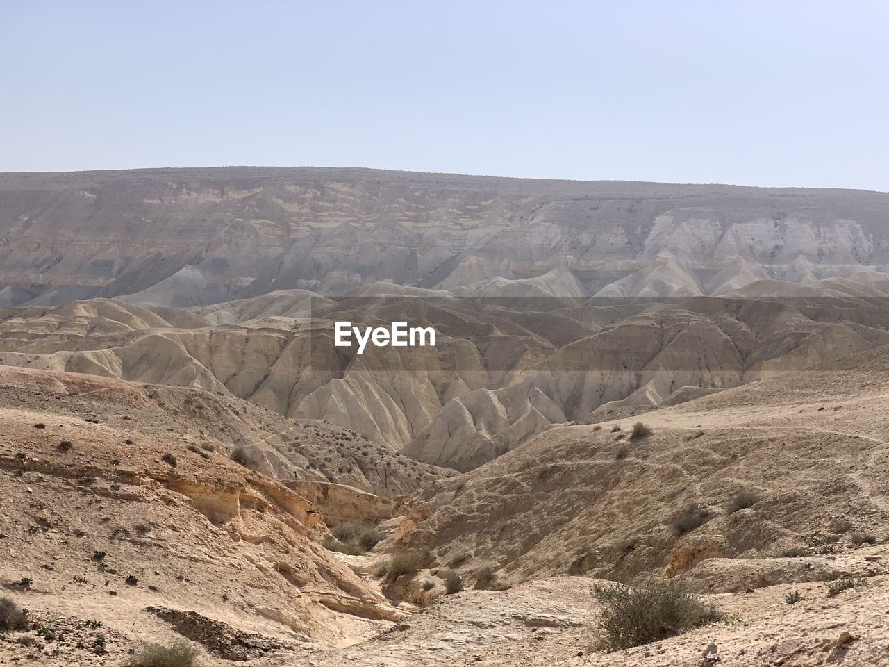 Scenic view of dramatic landscape against sky