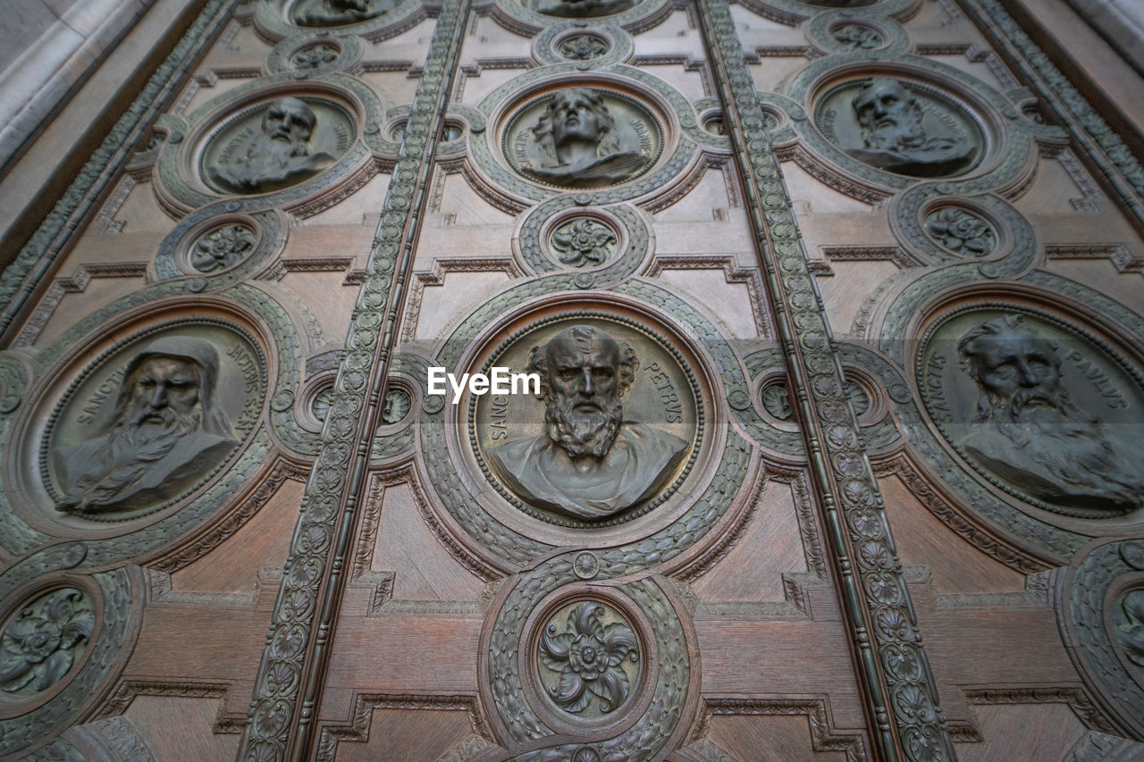 Low angle view of ceiling