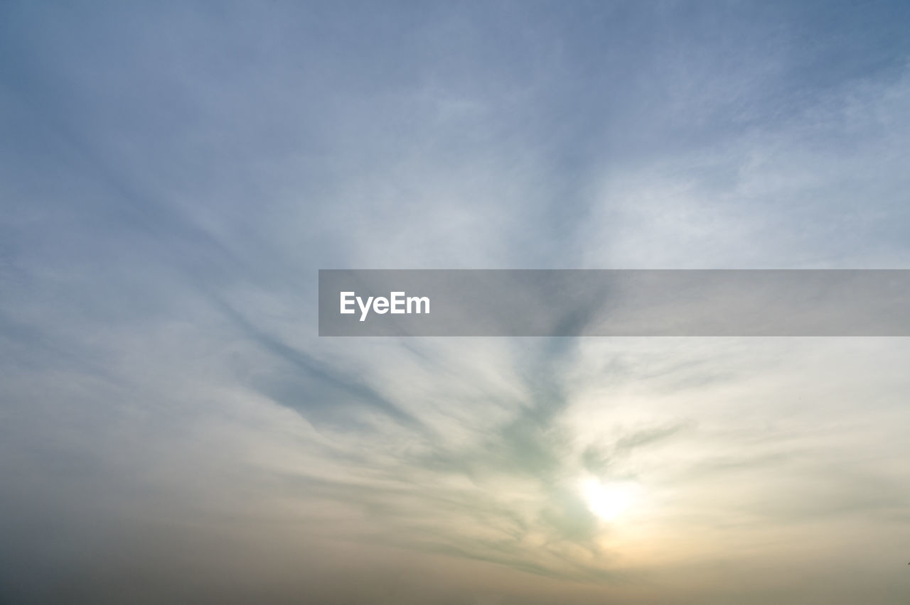 LOW ANGLE VIEW OF CLOUDY SKY