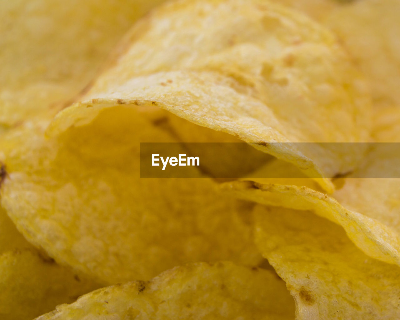 Full frame shot of potato chips