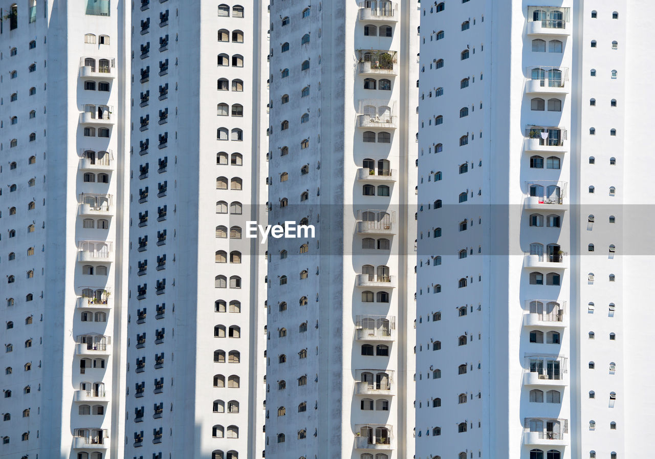 Full frame shot of residential buildings