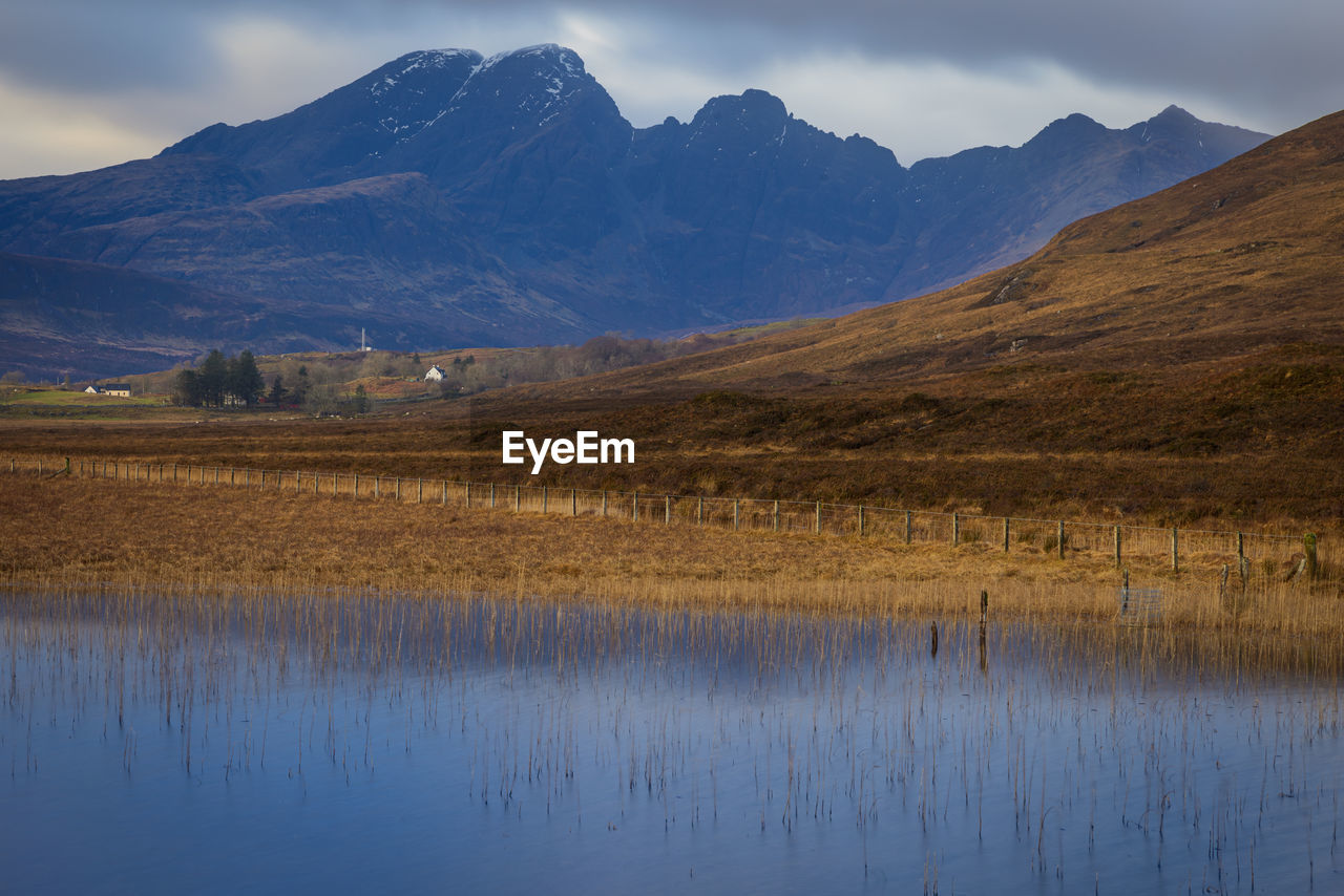 Loch cill chriosd and the black cuillin, isle of skye