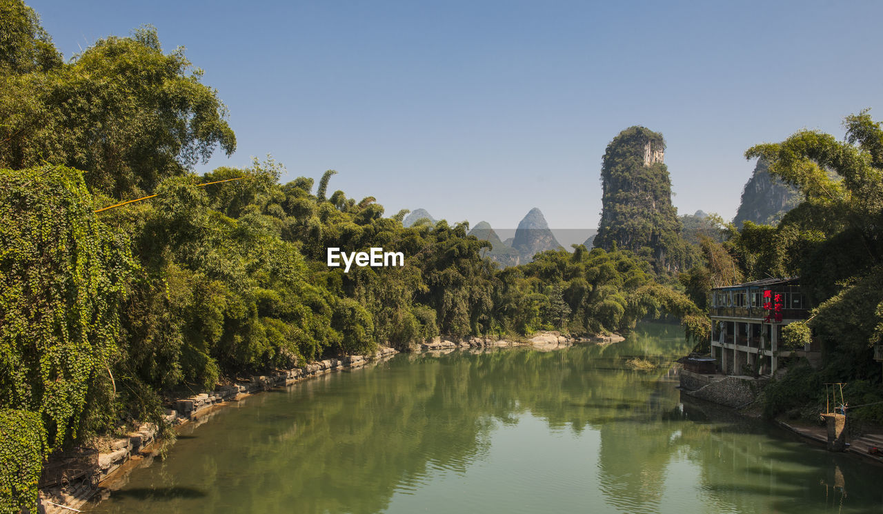 The river li close to yangshua in china