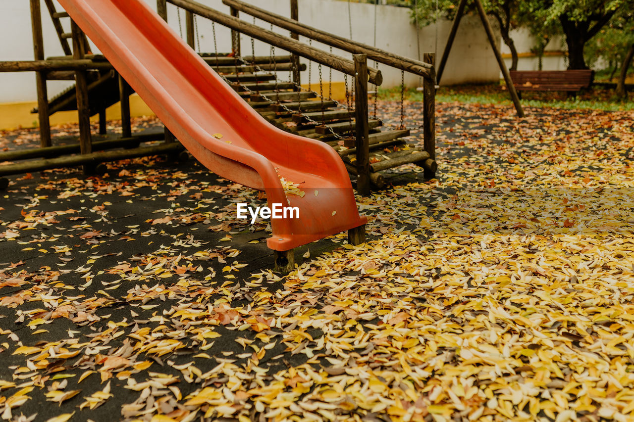 high angle view of empty basketball hoop