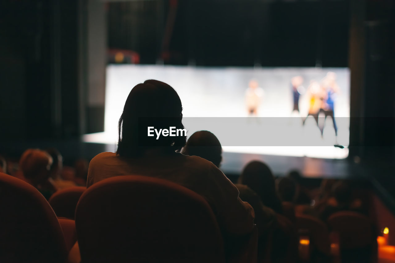 Audience at the theater play