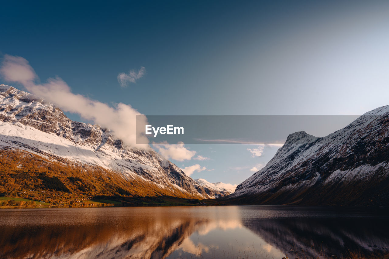 Eidsvatnet, a lake near geiranger, norway