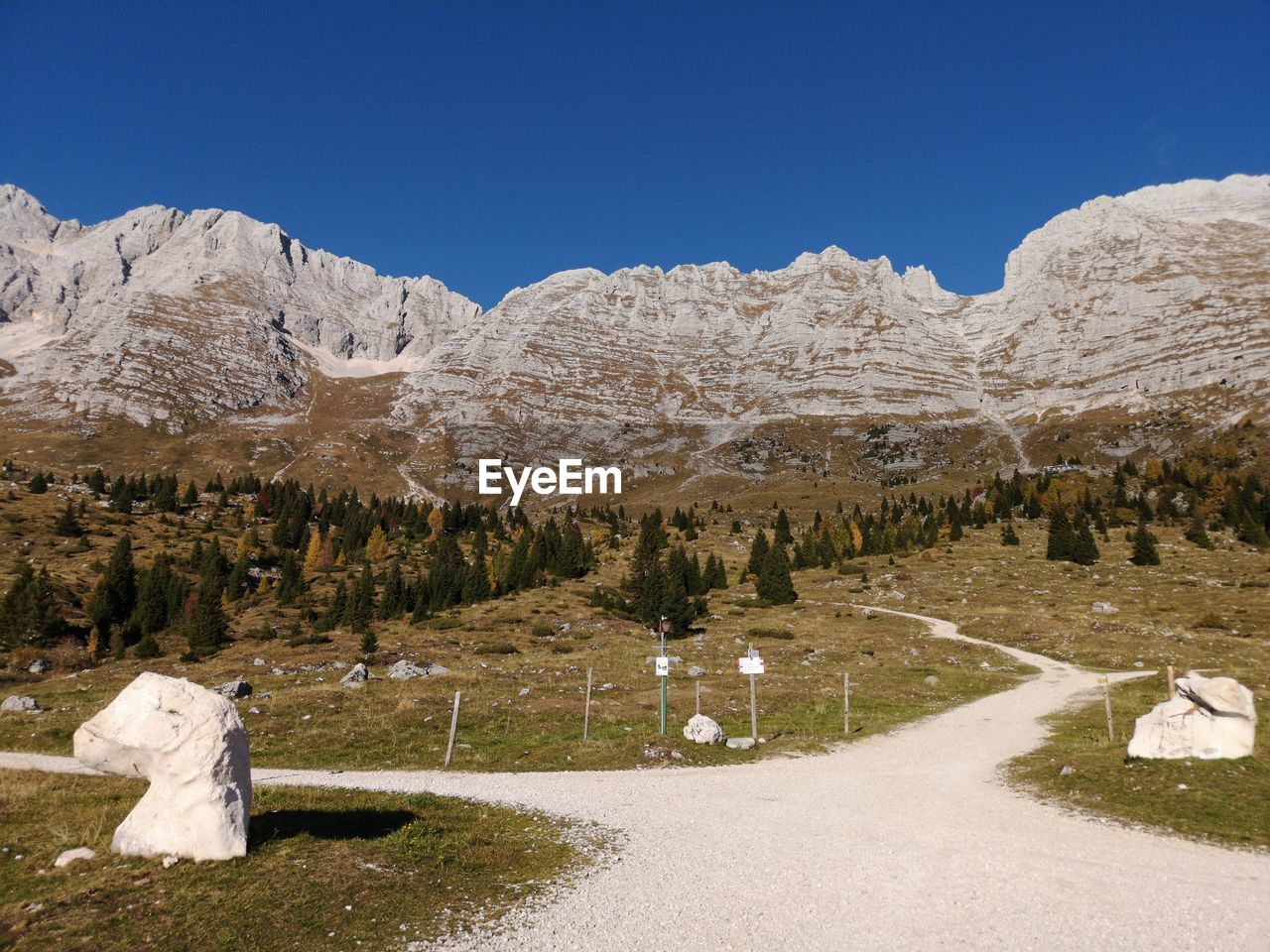 Scenic view of snowcapped mountain against sky