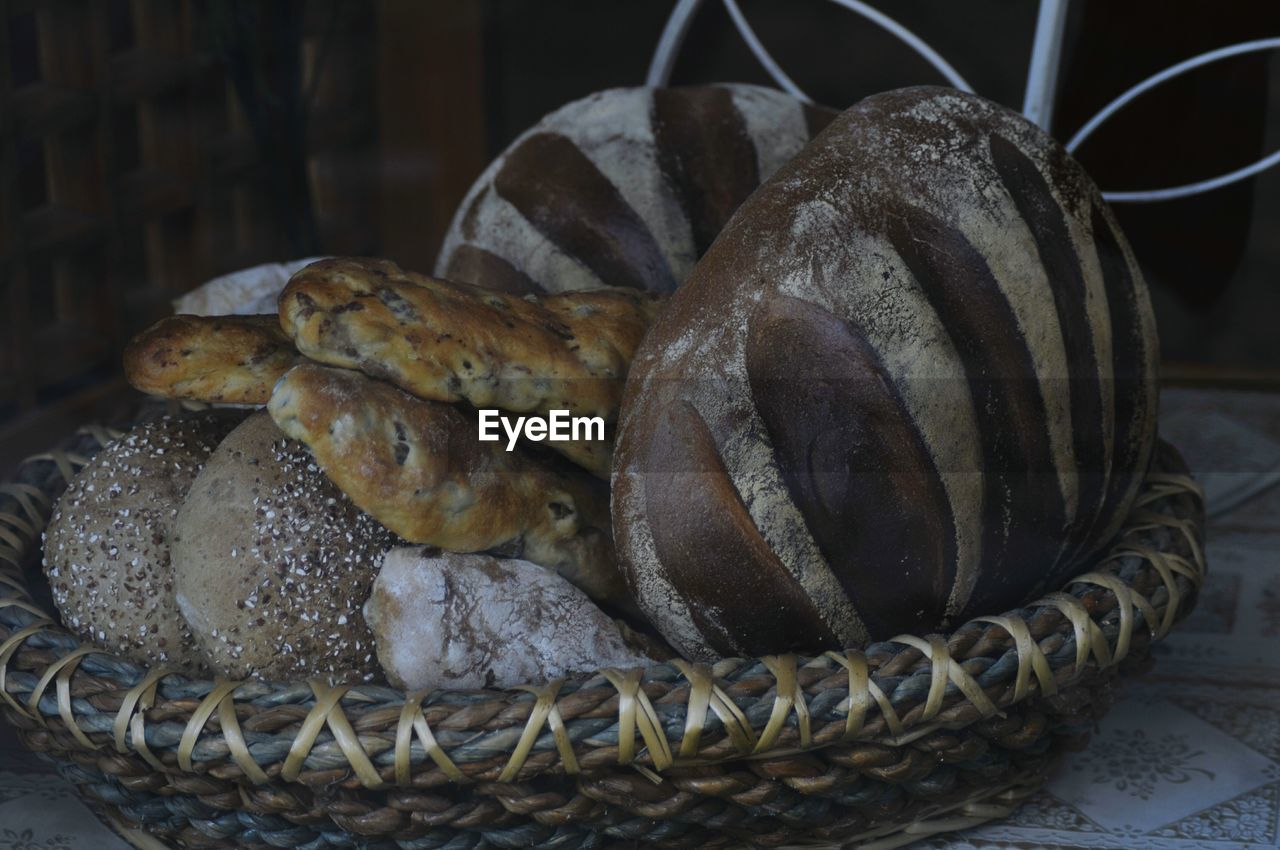 CLOSE-UP OF CHOCOLATE IN BASKET