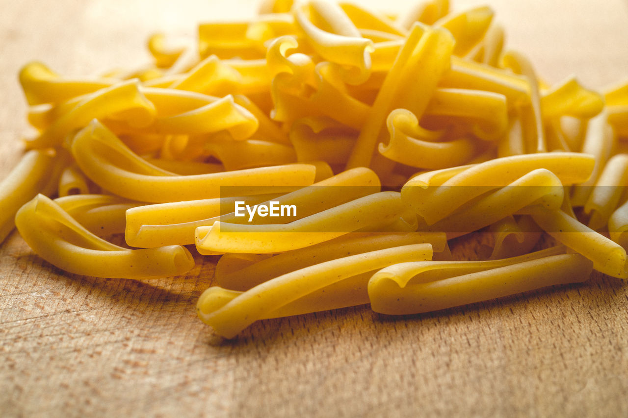 Close-up of pasta on table