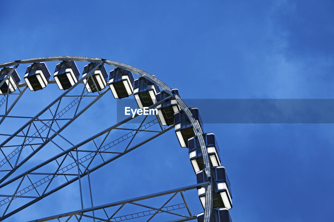 Part of the big ferris wheel in budapest