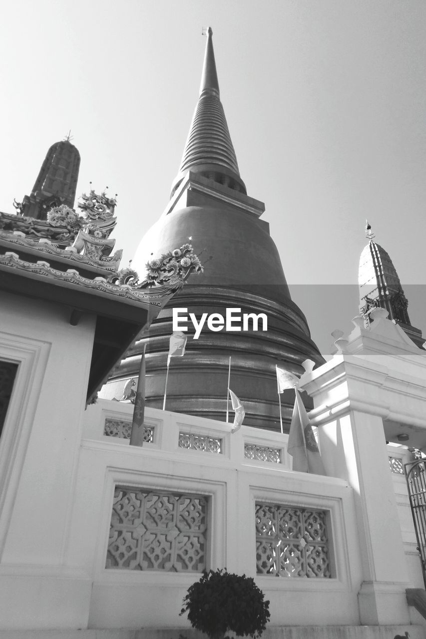 Low angle view of a temple