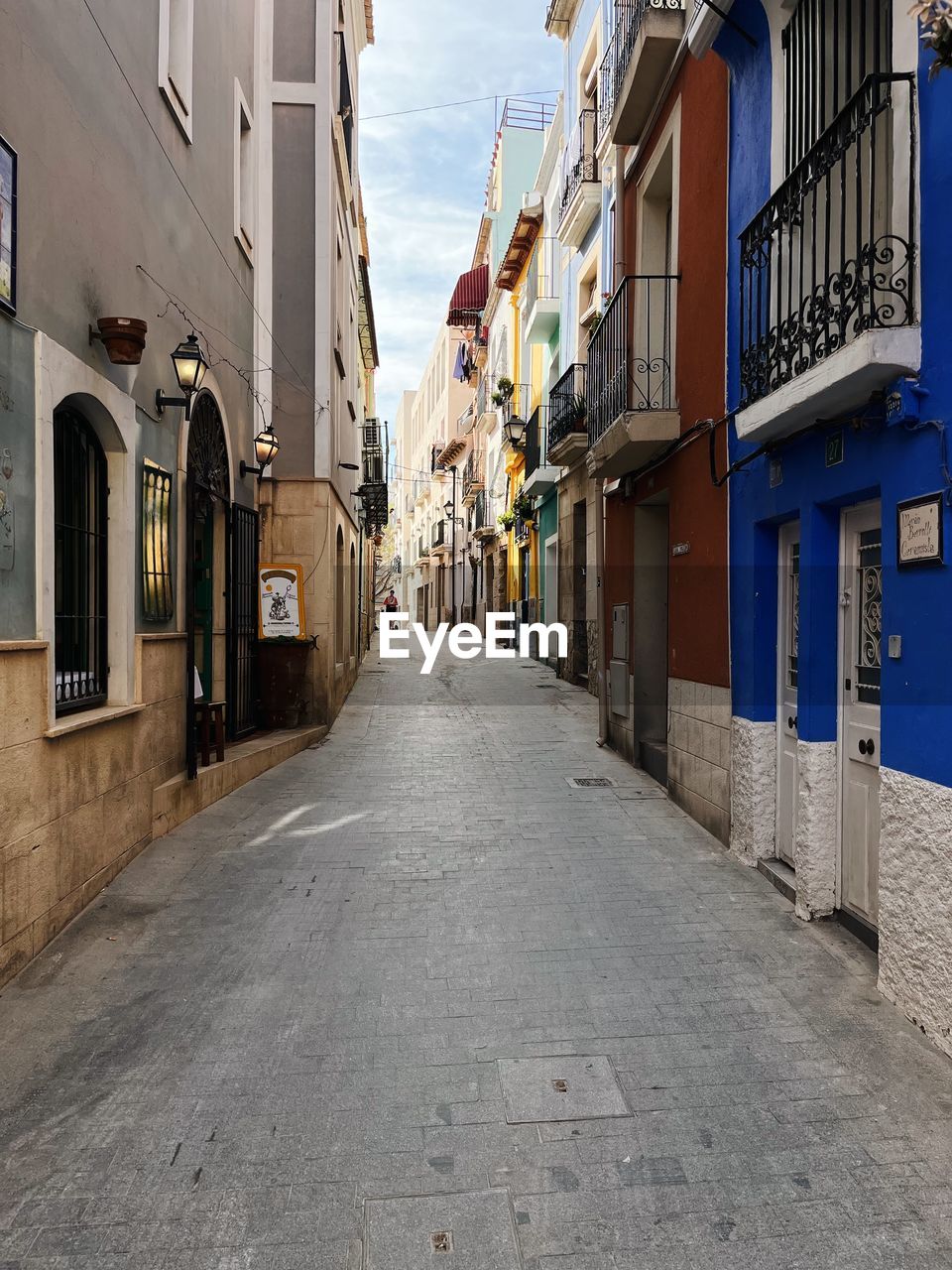 Street amidst buildings in city