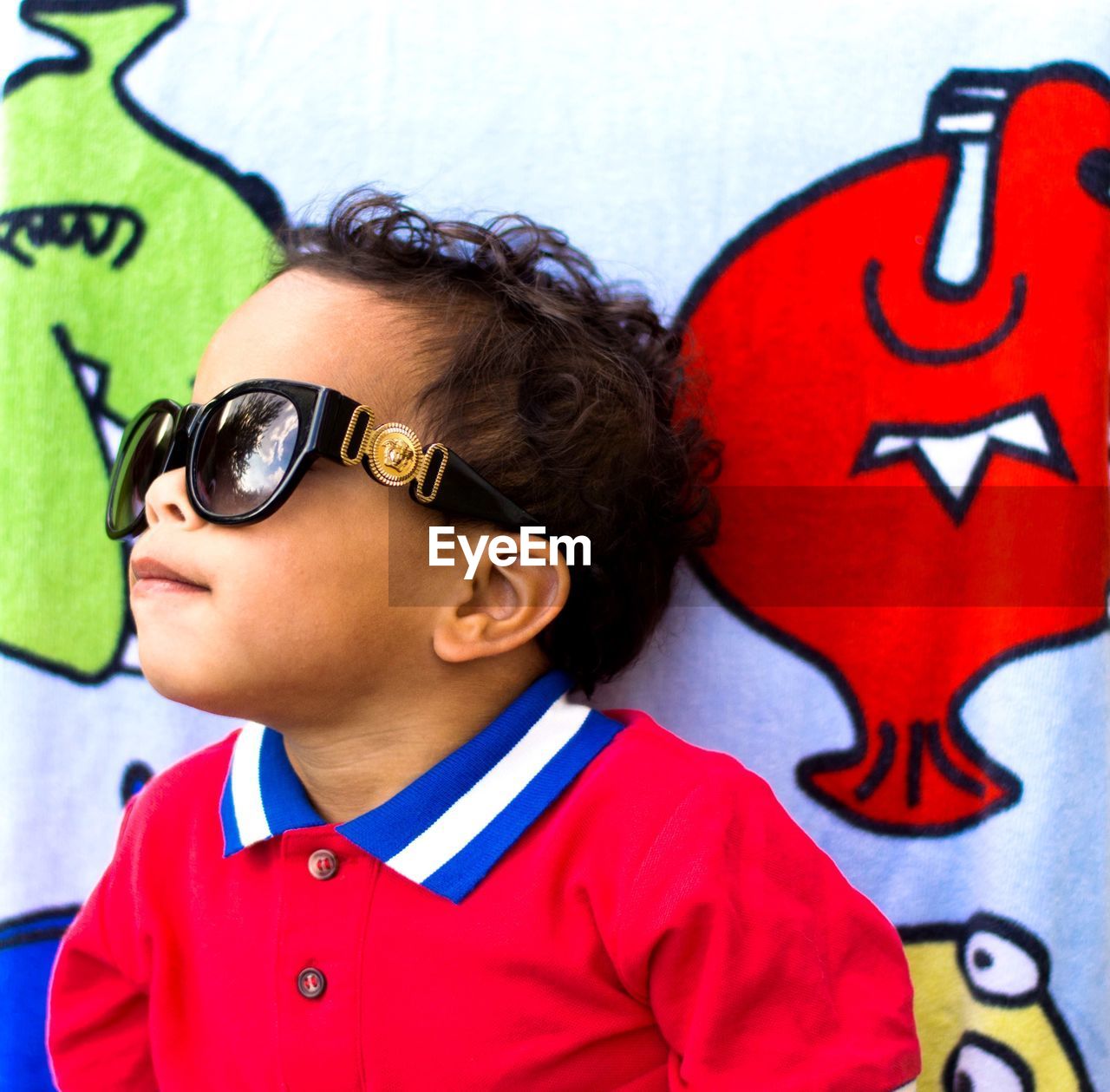 Girl wearing sunglasses