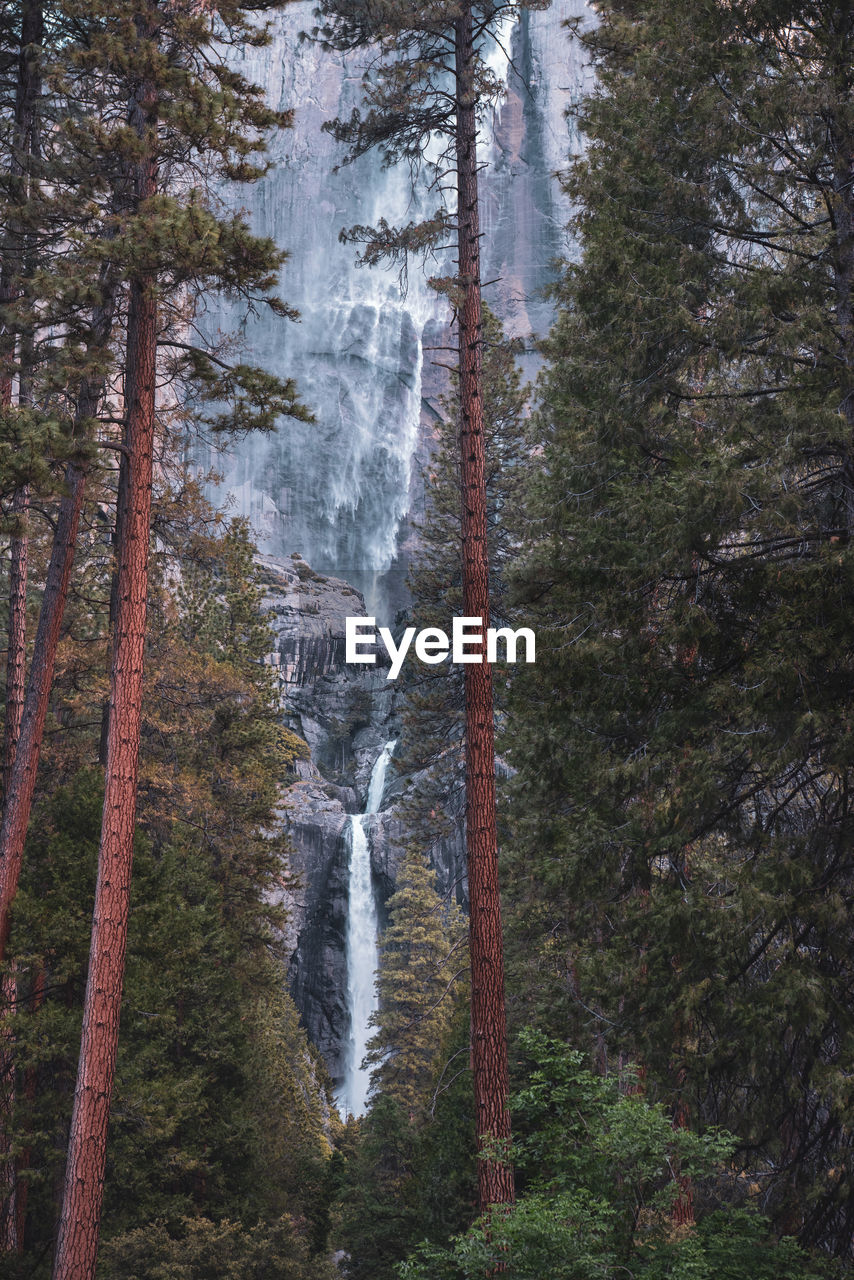 Upper and lower yosemite falls