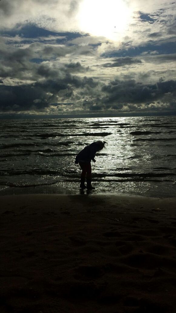 SCENIC VIEW OF SEA DURING SUNSET