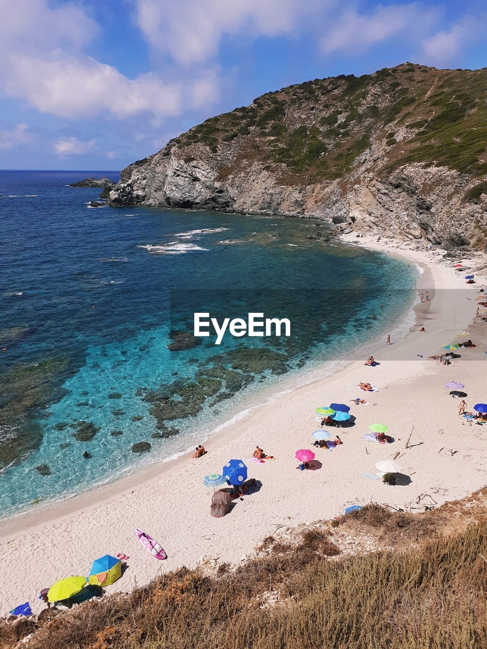 SCENIC VIEW OF SEA SHORE AGAINST SKY