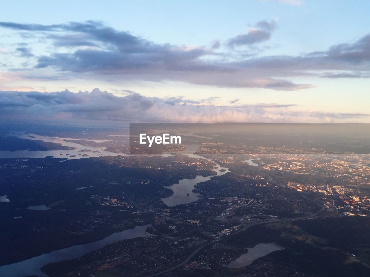 Aerial view of cityscape