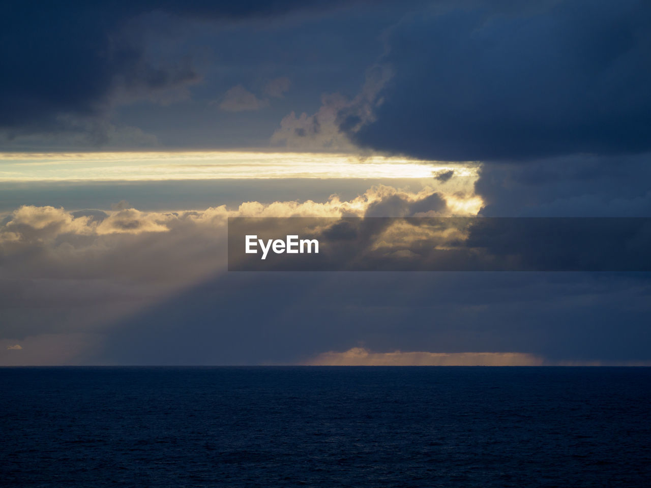 SCENIC VIEW OF SEA DURING SUNSET