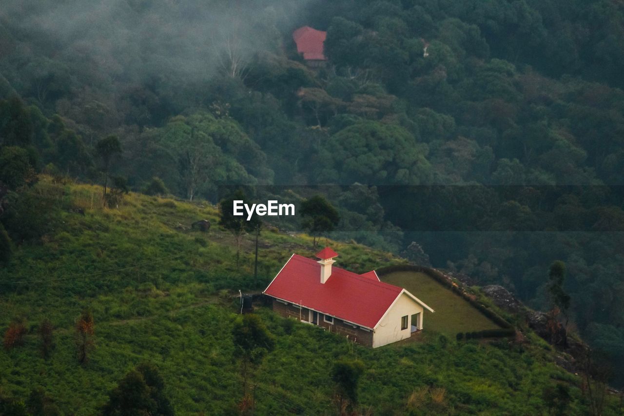 Scenic view of mountain against sky