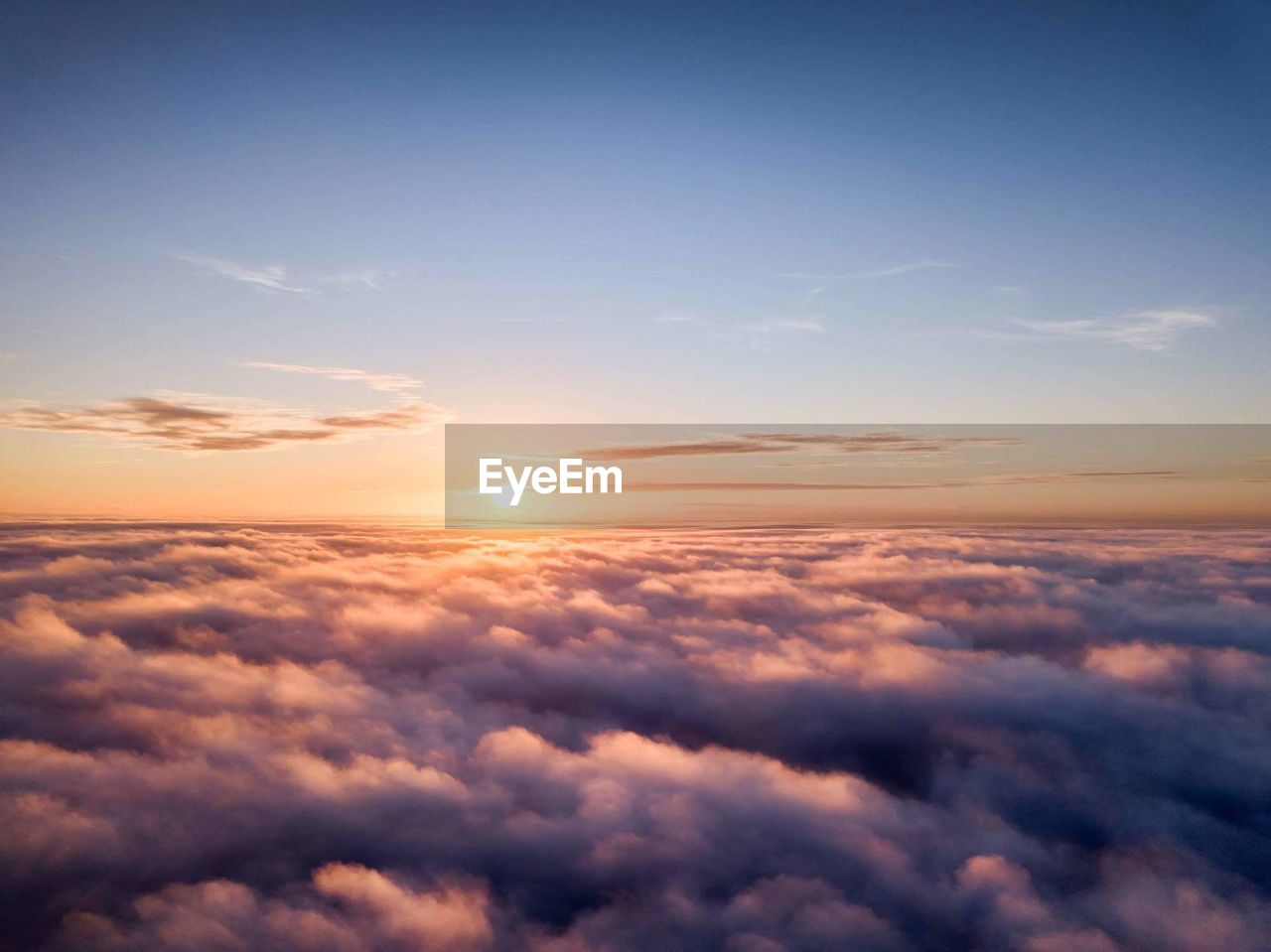 Scenic view of cloudscape during sunset