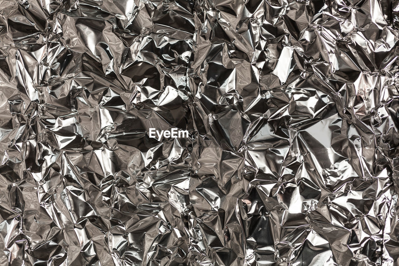 Full frame shot of textured metal