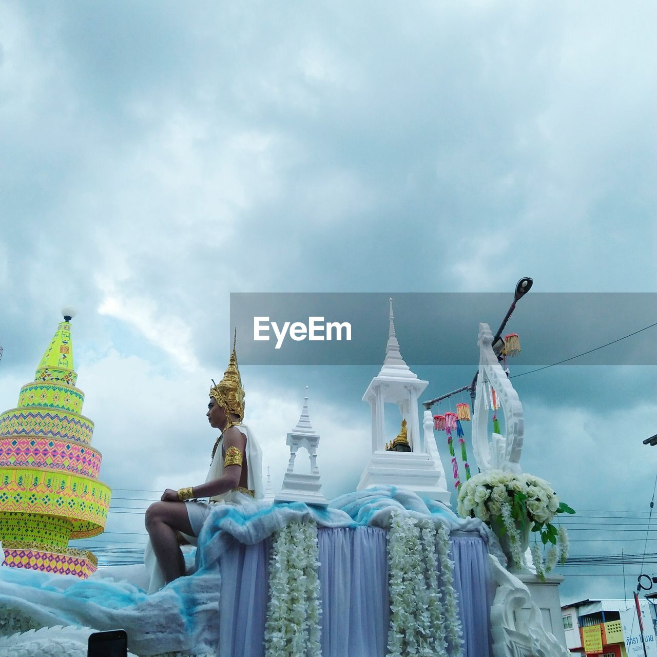 LOW ANGLE VIEW OF A TEMPLE