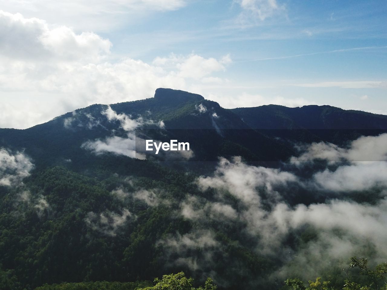 SCENIC VIEW OF CLOUDS OVER MOUNTAINS AGAINST SKY