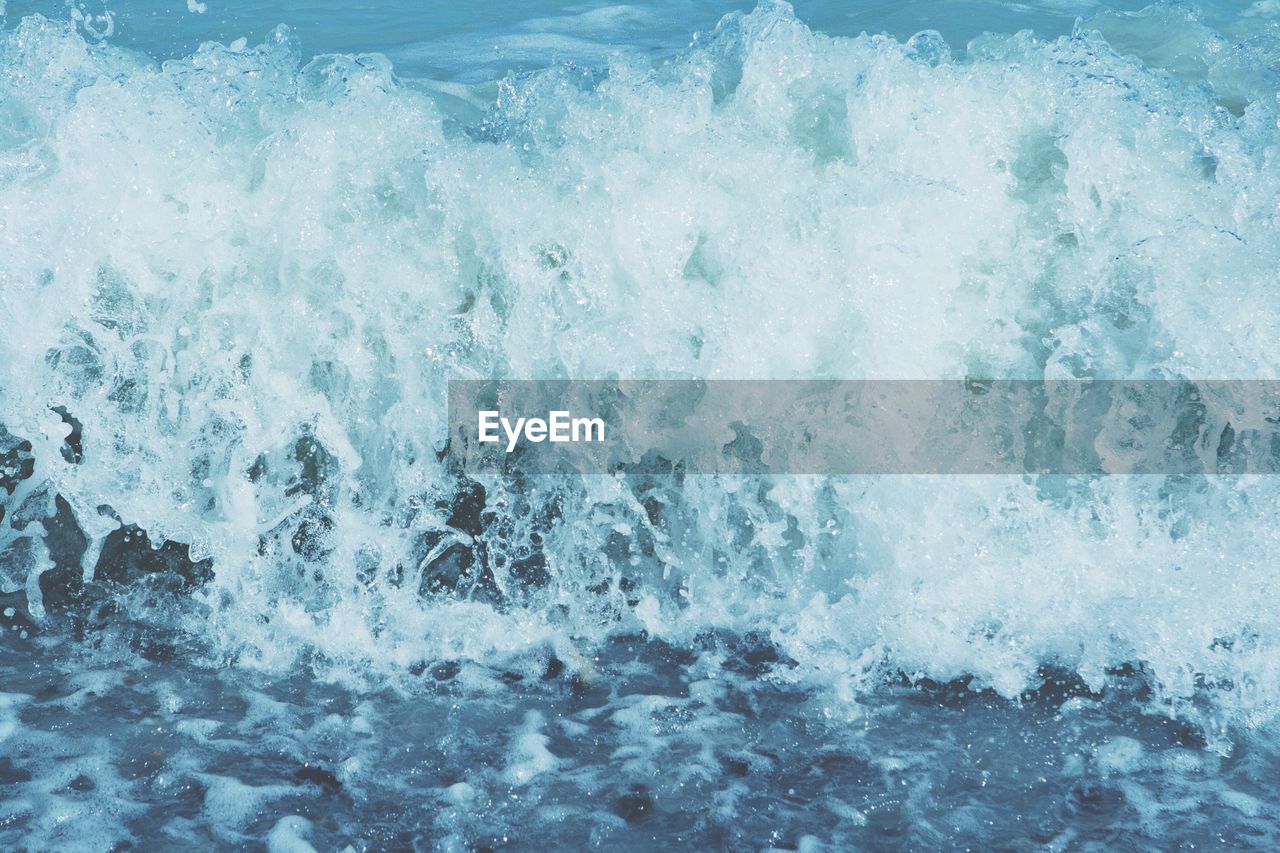 View of waves in sea