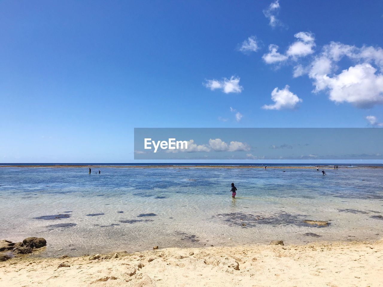 SCENIC VIEW OF SEA AGAINST BLUE SKY