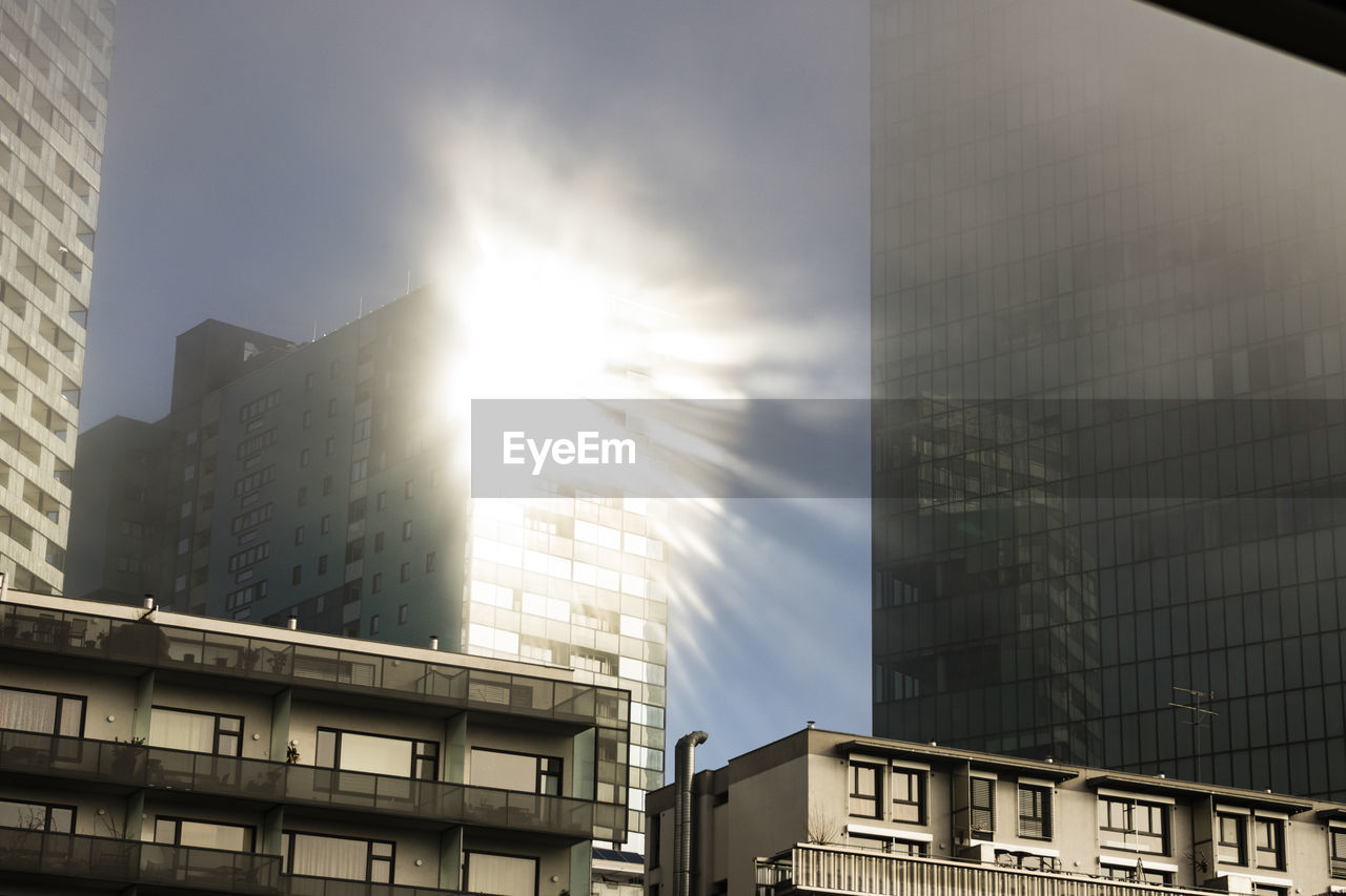 Low angle view of building against sky