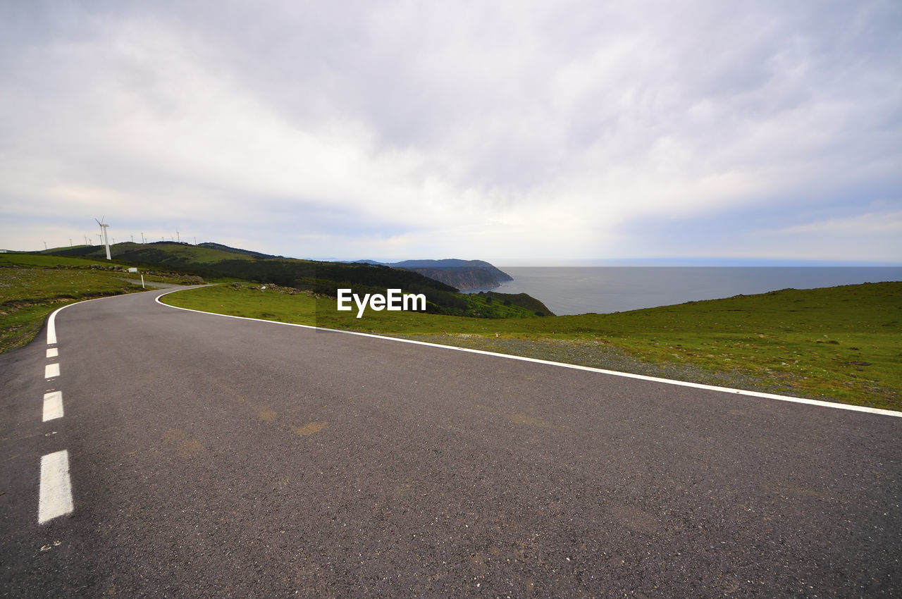 ROAD PASSING THROUGH MOUNTAIN