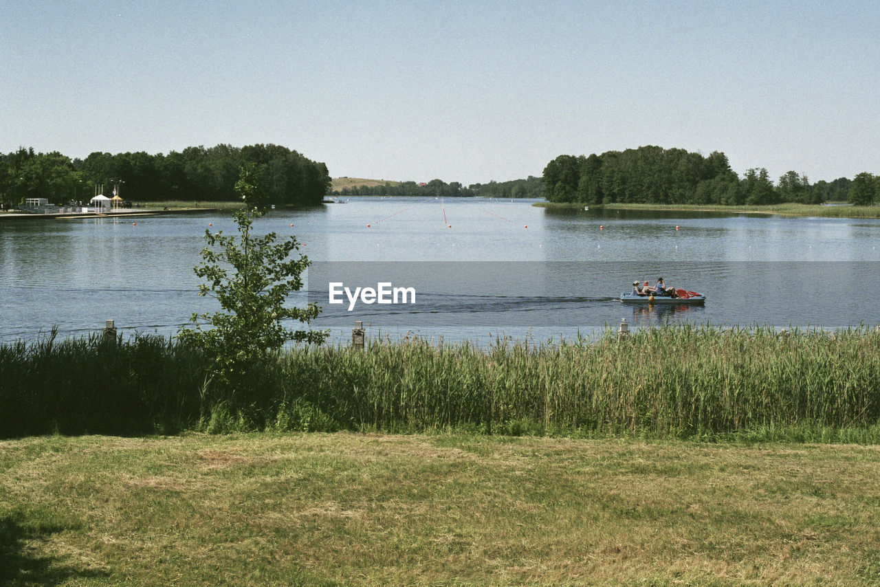 Scenic view of calm lake