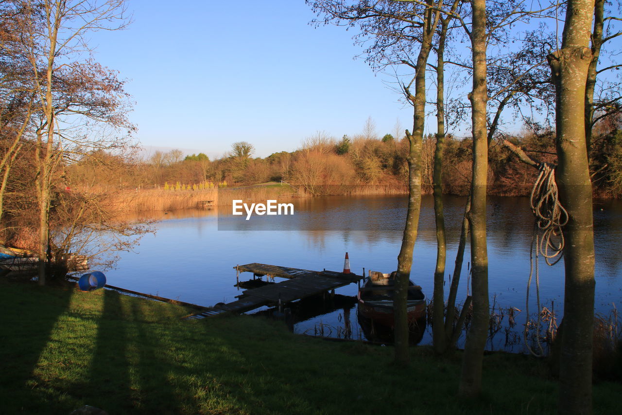 Tranquil view of lake