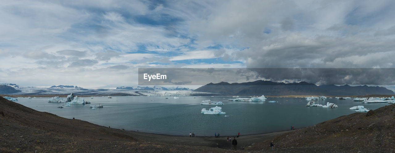 Panoramic view of sea against sky