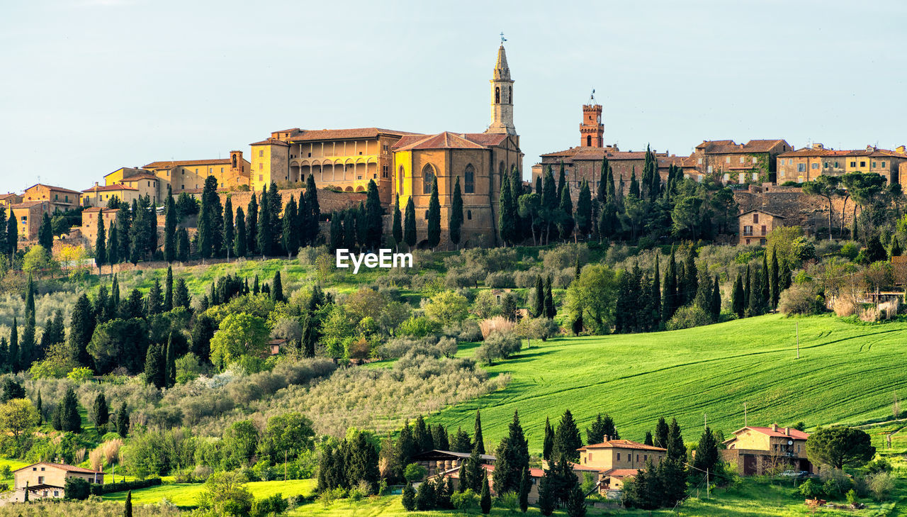 PANORAMIC SHOT OF BUILDINGS AGAINST SKY