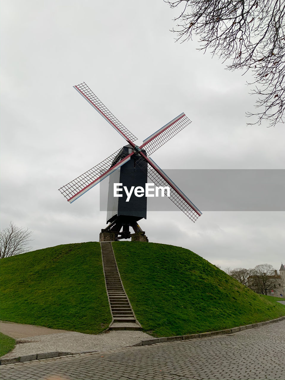 TRADITIONAL WINDMILL AGAINST SKY