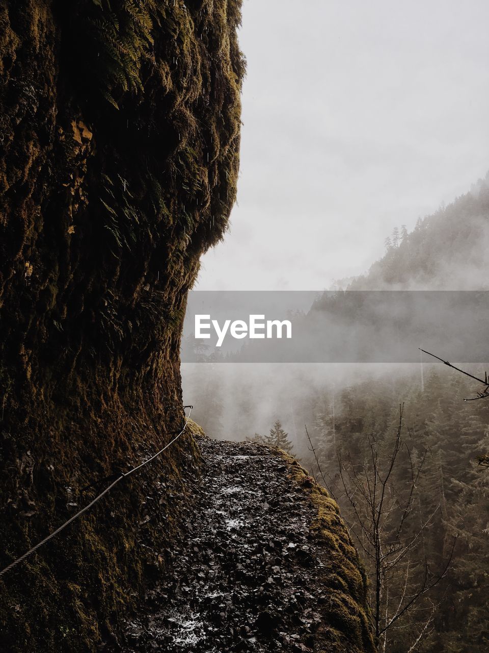 Scenic view of mountain against sky